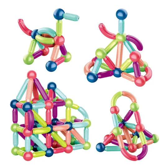Magnetic Sticks MontessoriĀ® + Free Construction Guide