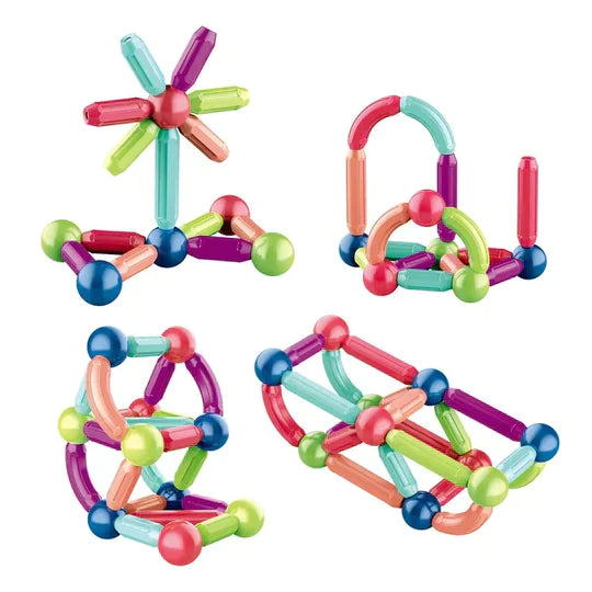 Magnetic Sticks MontessoriĀ® + Free Construction Guide