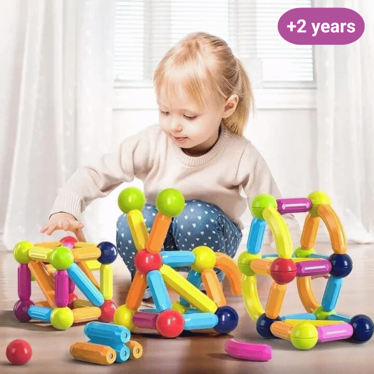 Magnetic Sticks MontessoriĀ® + Free Construction Guide